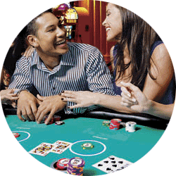Blackjack casino equipment for card tables